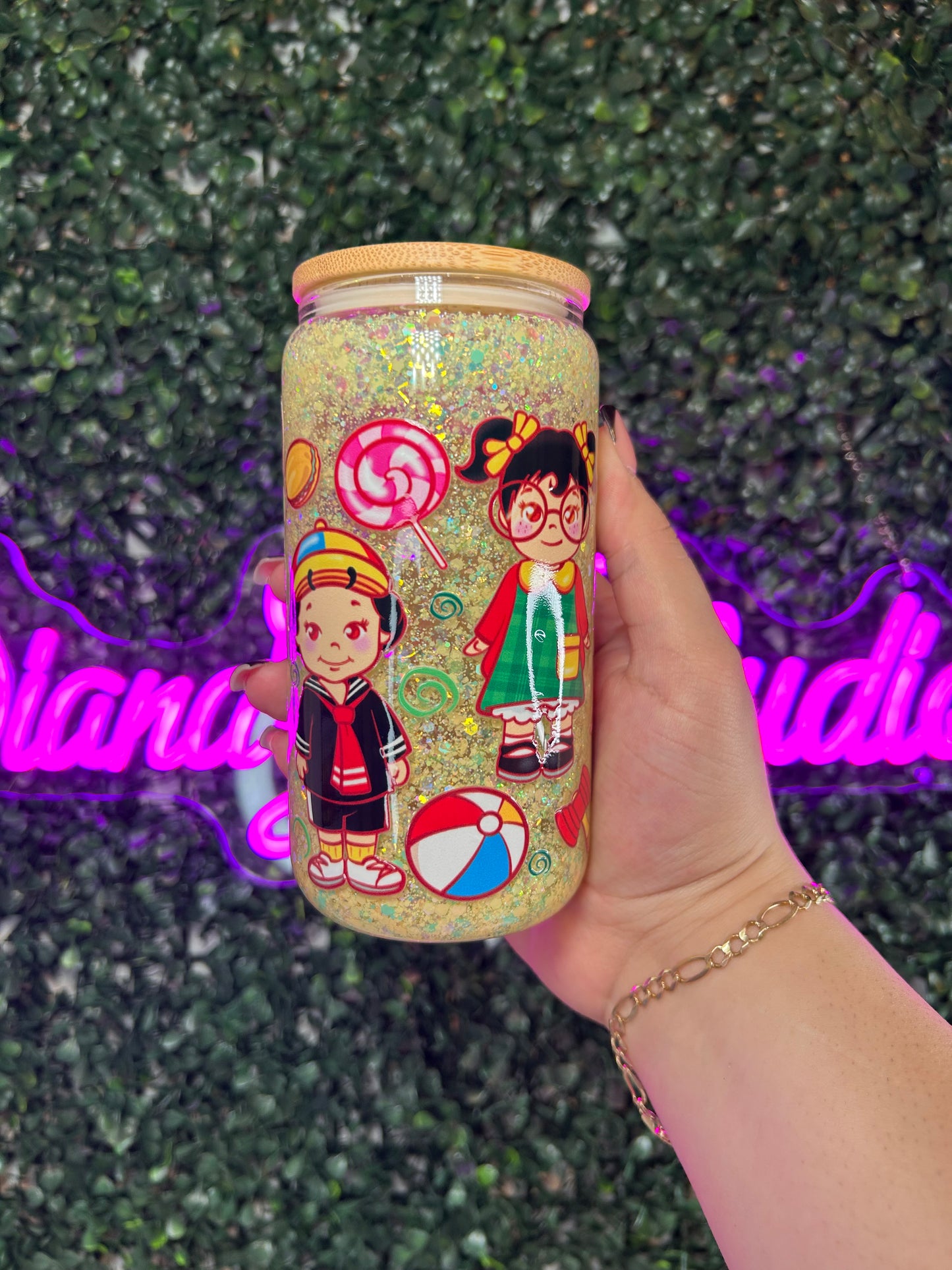 El chavo del ocho snow globe cup